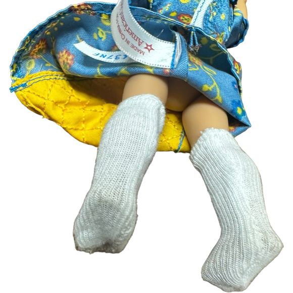American Girl Mini Doll 6" Small Felicity Merriman Green Eyes Blue Dress - Picture 14 of 15